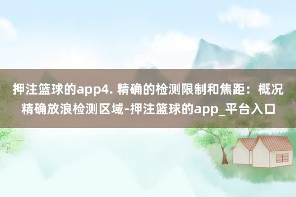押注篮球的app4. 精确的检测限制和焦距：概况精确放浪检测区域-押注篮球的app_平台入口