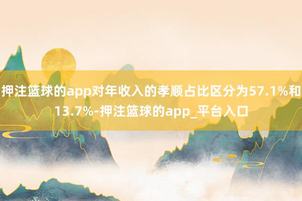 押注篮球的app对年收入的孝顺占比区分为57.1%和13.7%-押注篮球的app_平台入口