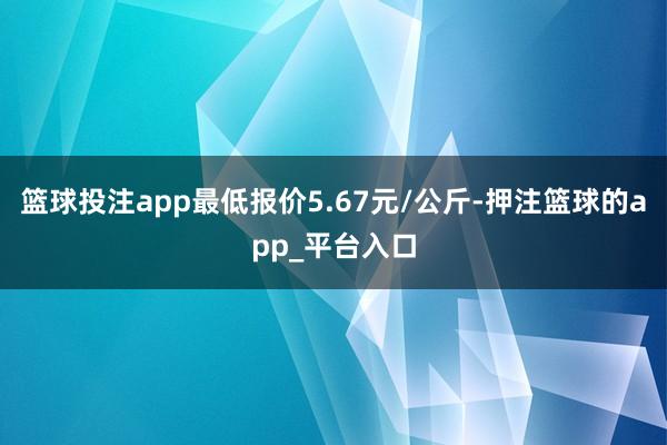 篮球投注app最低报价5.67元/公斤-押注篮球的app_平台入口