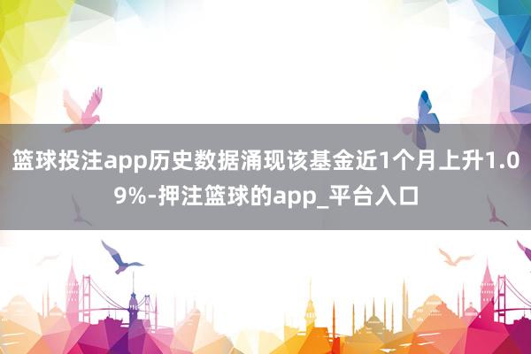 篮球投注app历史数据涌现该基金近1个月上升1.09%-押注篮球的app_平台入口