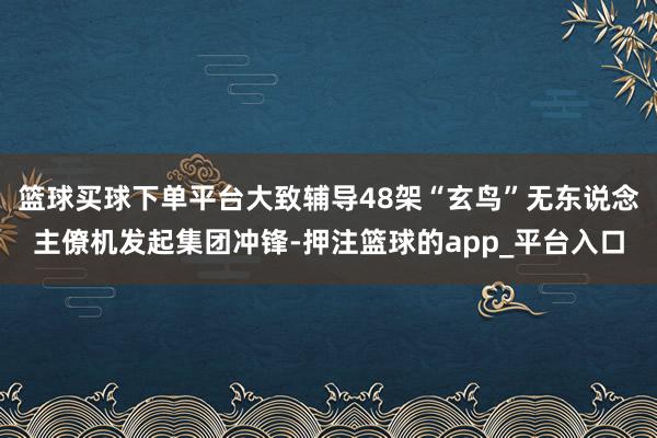 篮球买球下单平台大致辅导48架“玄鸟”无东说念主僚机发起集团冲锋-押注篮球的app_平台入口