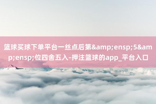 篮球买球下单平台一丝点后第 5 位四舍五入-押注篮球的app_平台入口