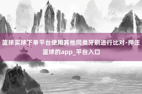 篮球买球下单平台使用其他同类牙刷进行比对-押注篮球的app_平台入口